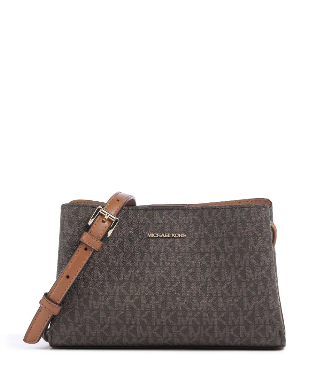Ruthie Crossbody bag canvas dark brown