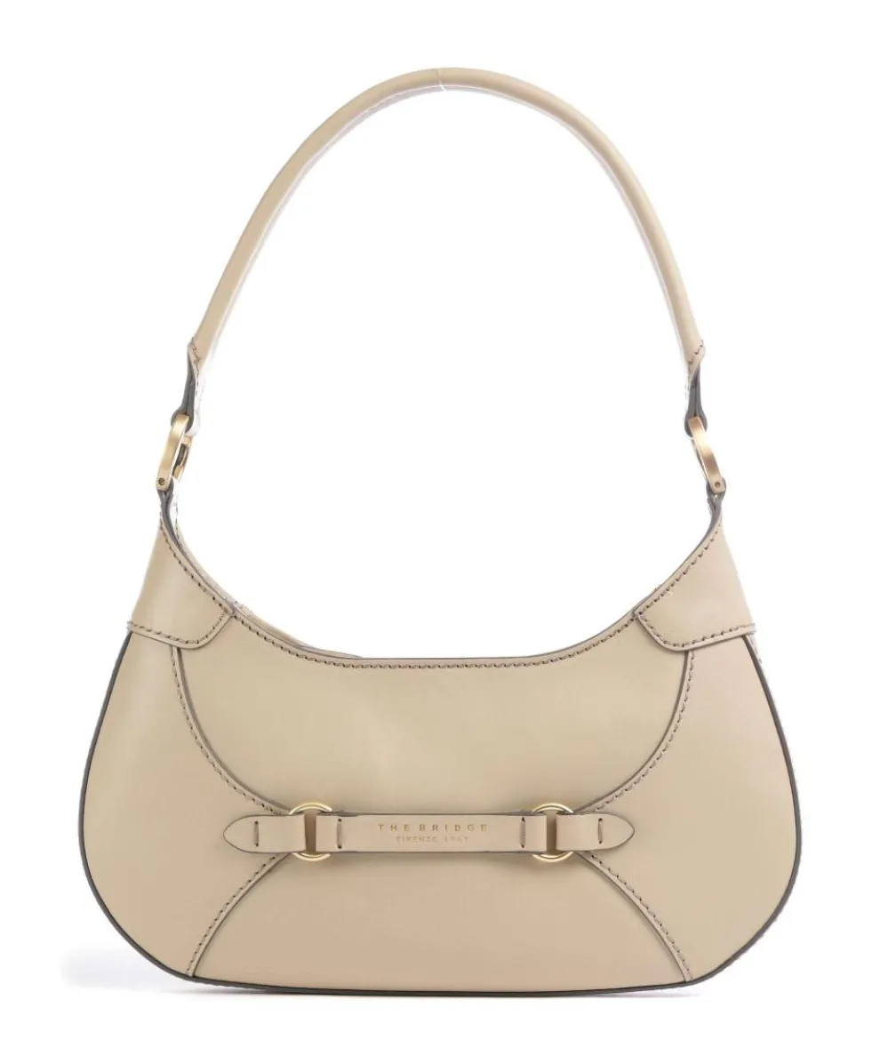 Isabella Shoulder bag fine grain cow leather beige