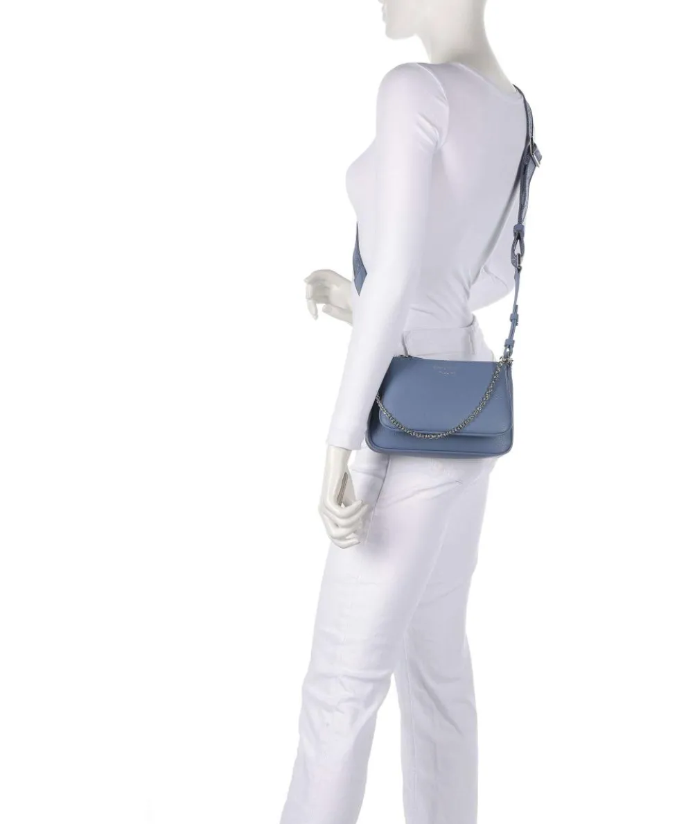 Dea Shoulder bag imitation leather blue-grey