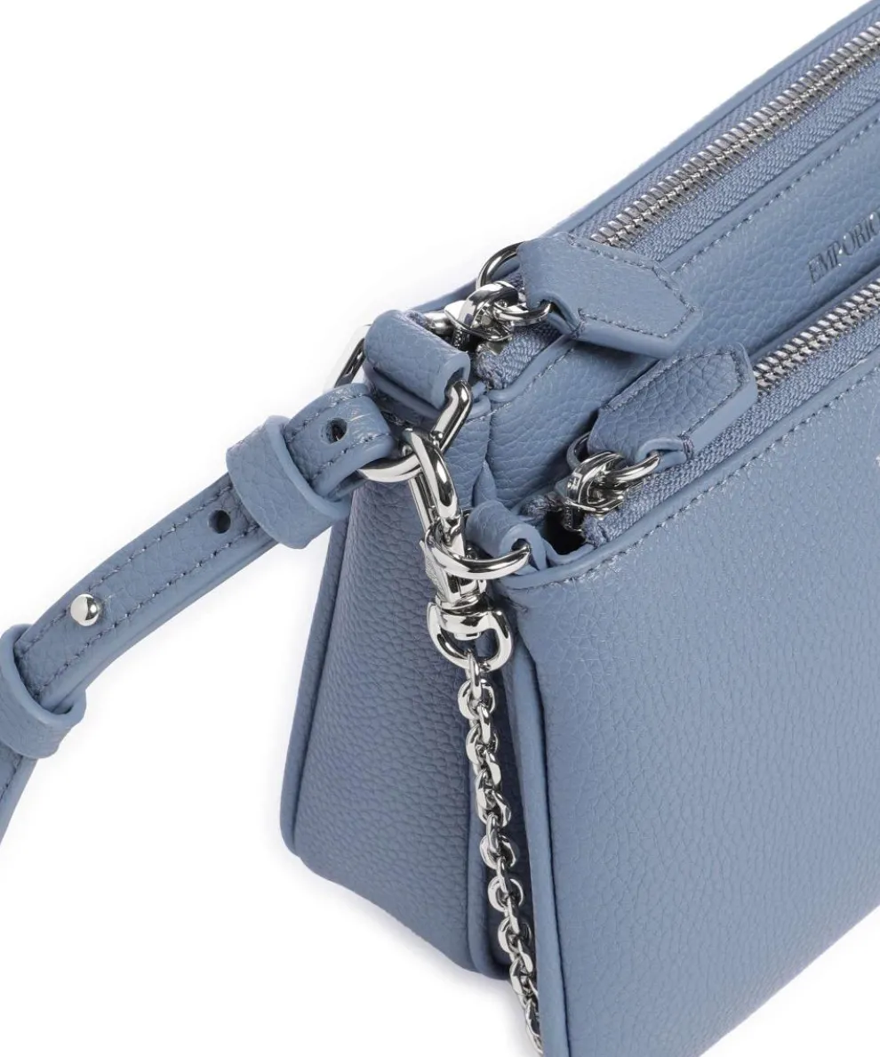 Dea Shoulder bag imitation leather blue-grey