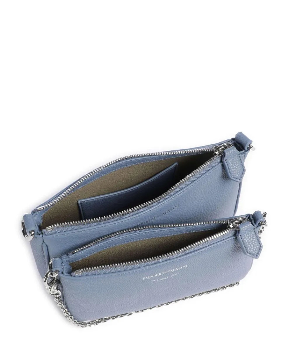Dea Shoulder bag imitation leather blue-grey
