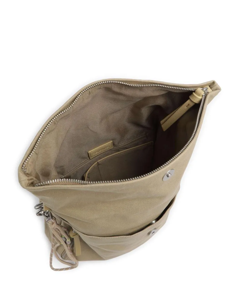 Carry Me Everywhere Hobo bag canvas olive-green