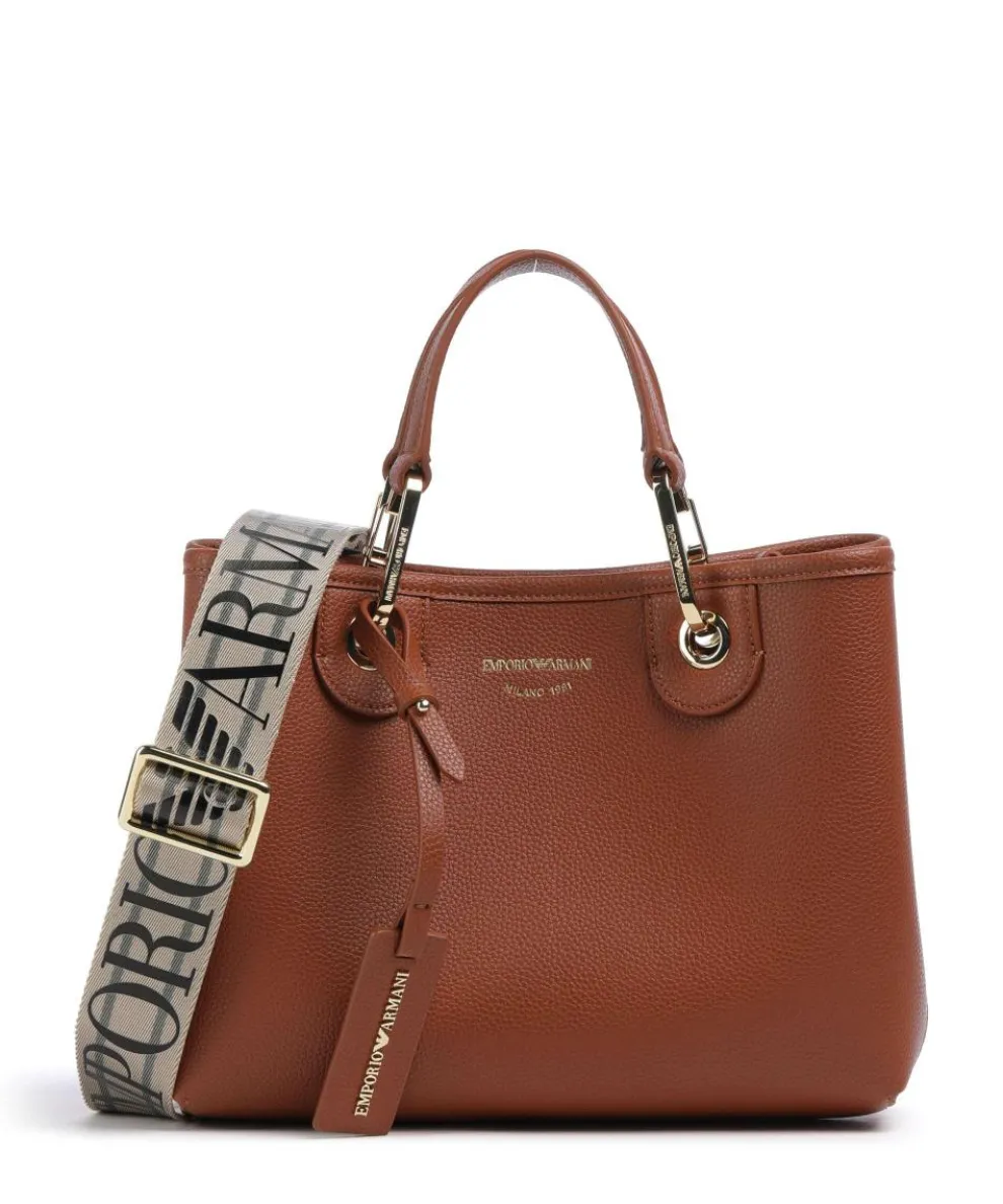 My EA Handbag imitation leather brown