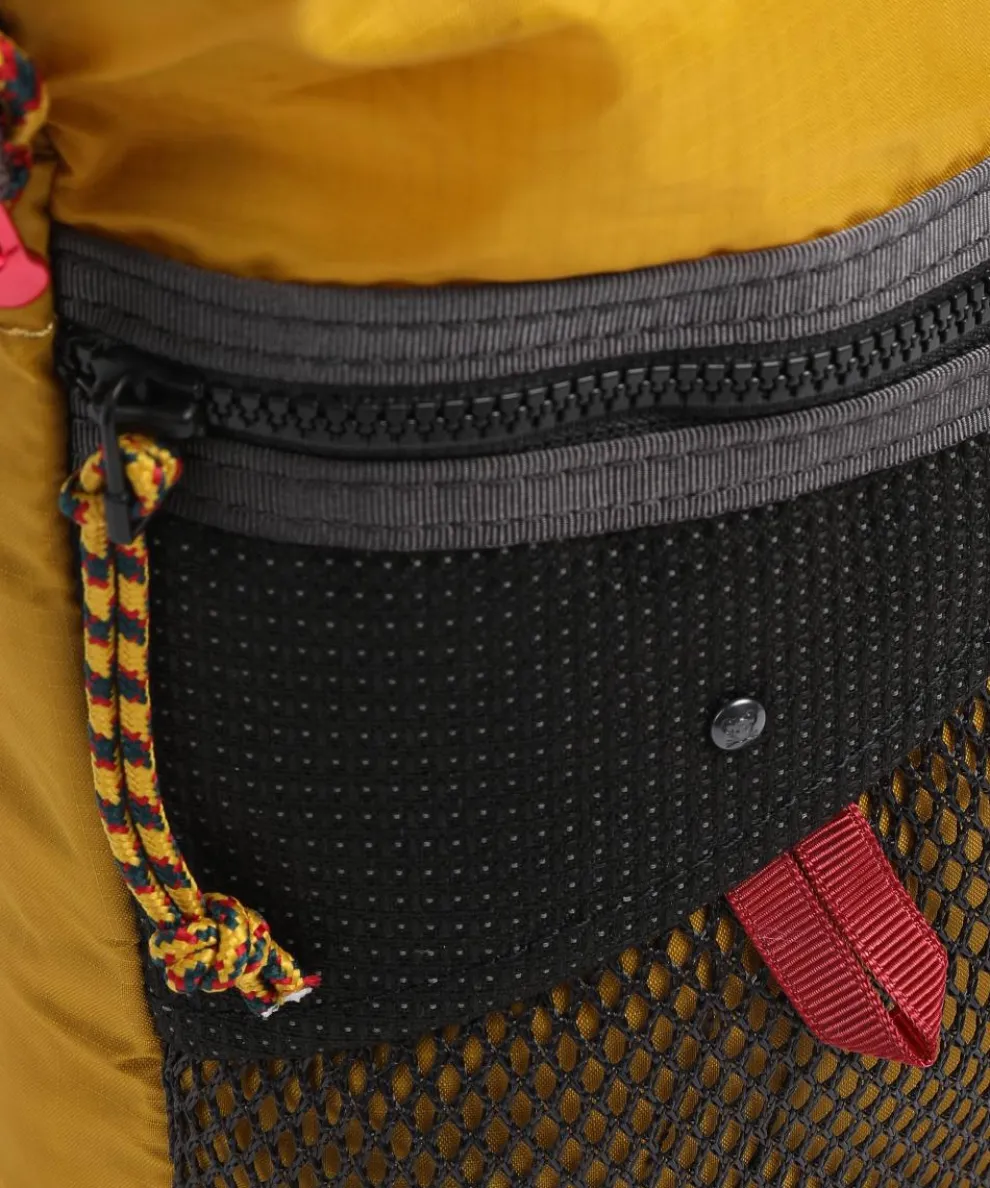 Algir Crossbody bag recycled polyamide mustard yellow