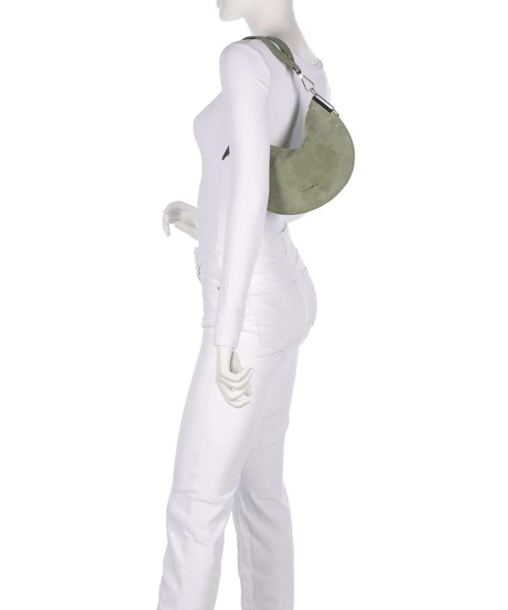 Sunup Suede Shoulder bag brushed cow leather greygreen