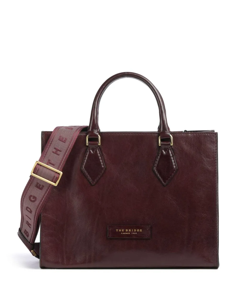 Ida Handbag fine grain cow leather bordeaux red