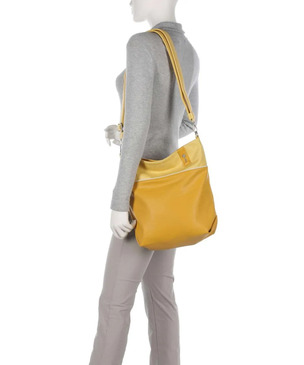 Jana J12 Hobo bag imitation leather yellow