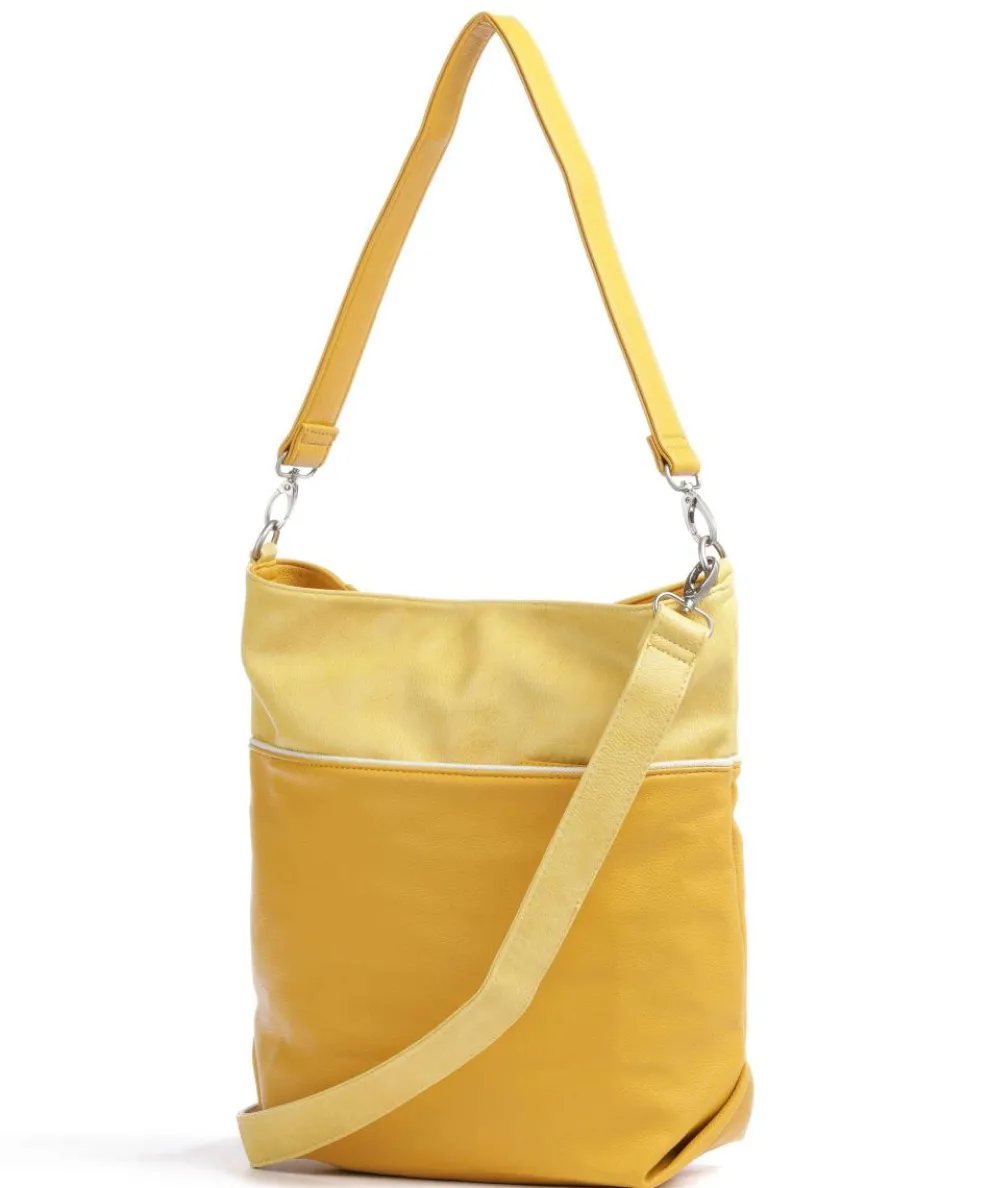 Jana J12 Hobo bag imitation leather yellow