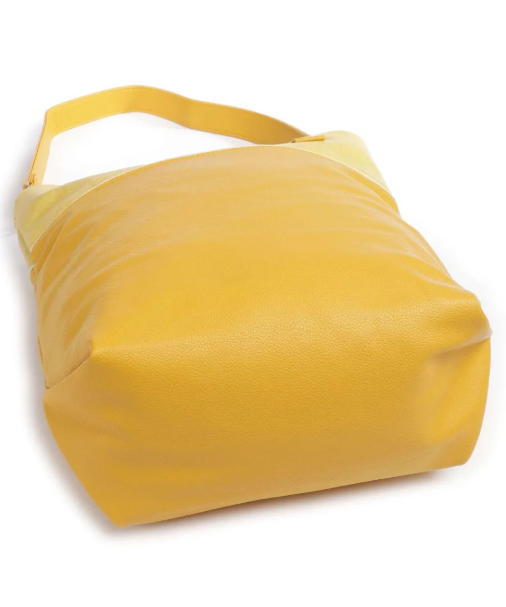 Jana J12 Hobo bag imitation leather yellow