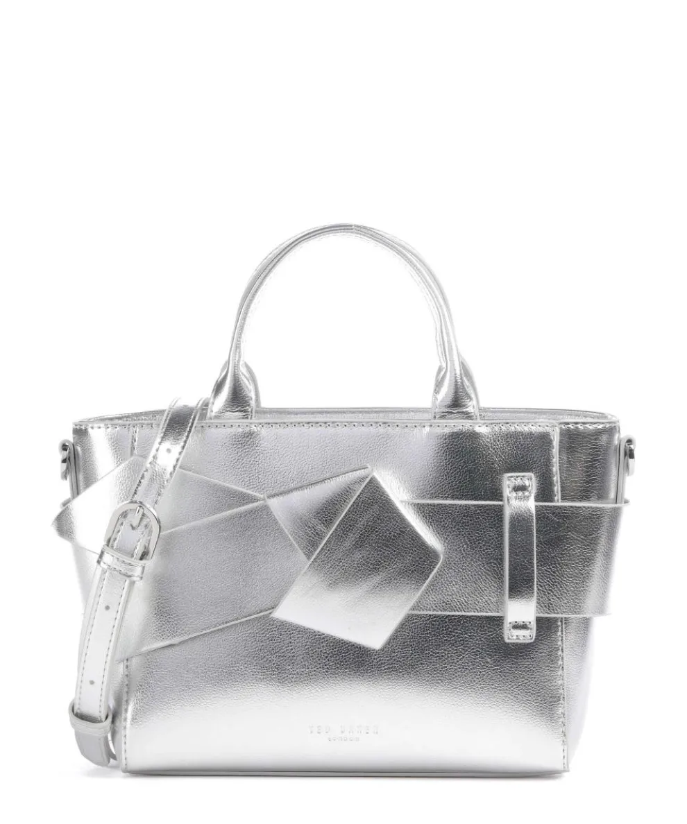 Jimisie Handbag imitation leather silver
