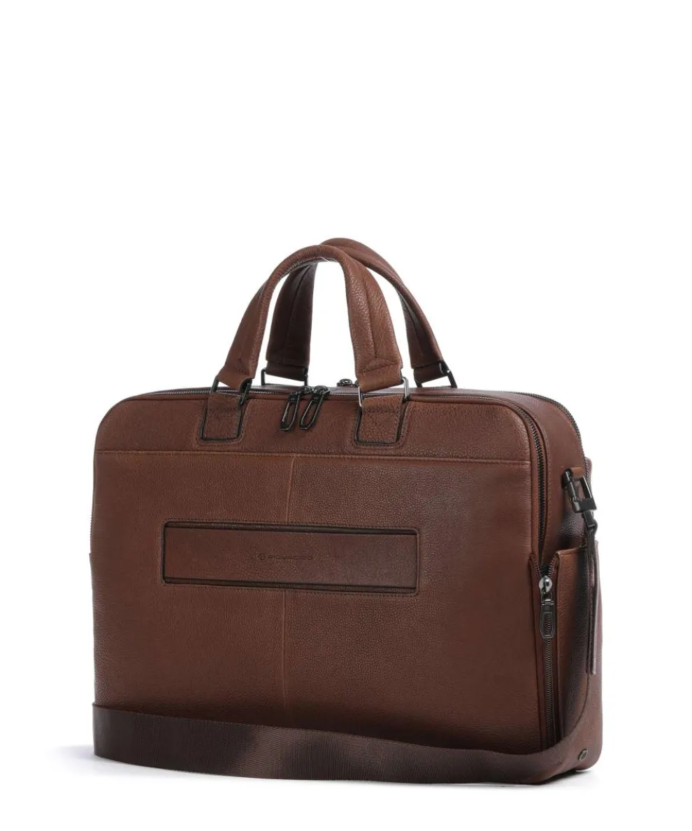 S134 Briefcase 16″ grained cow leather brown
