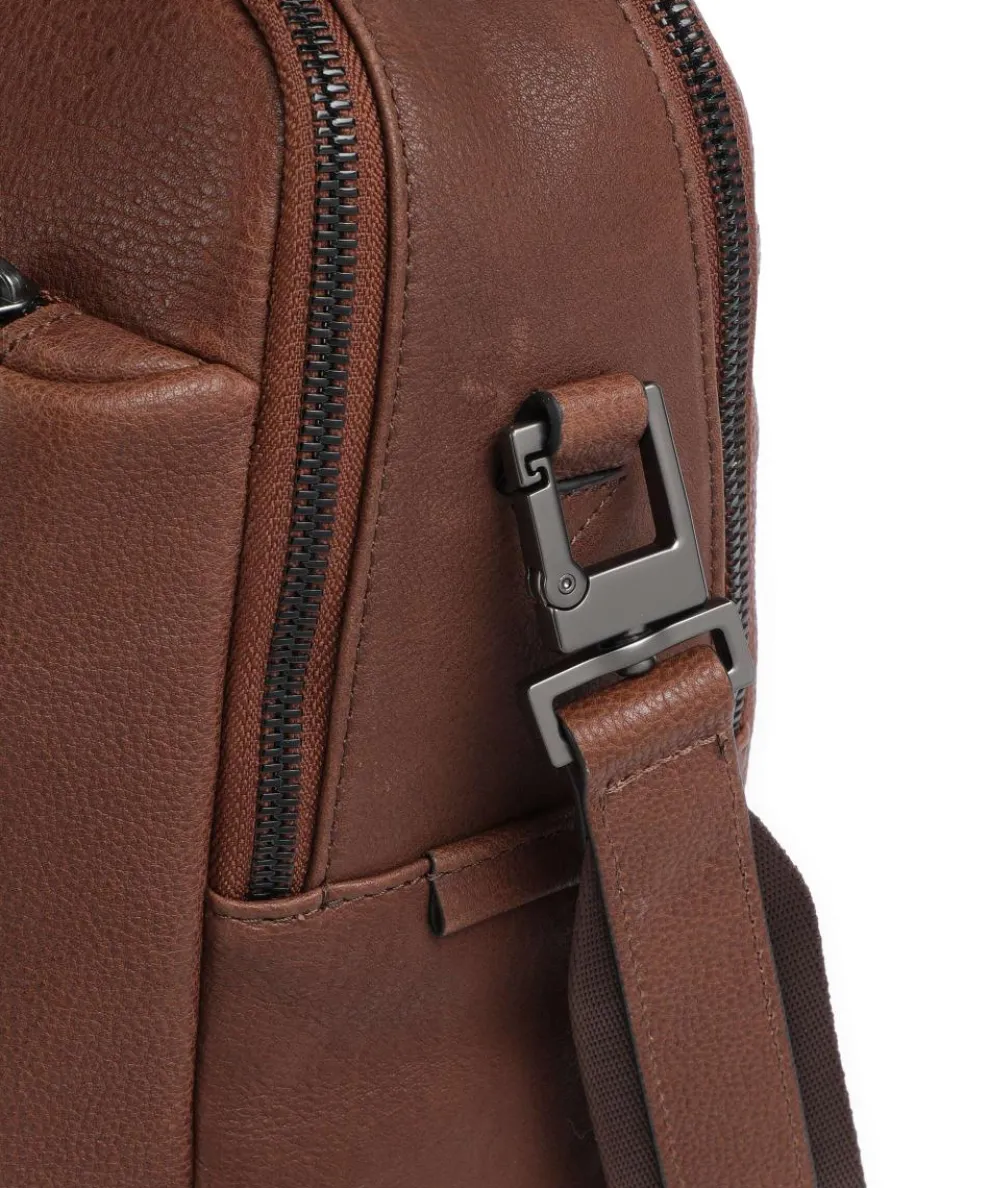 S134 Briefcase 16″ grained cow leather brown