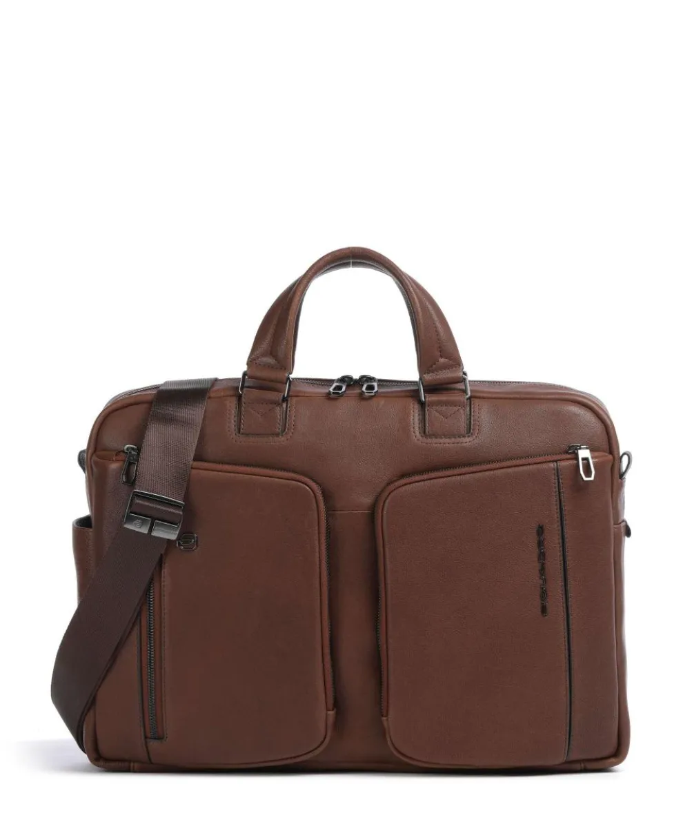 S134 Briefcase 15″ grained cow leather brown