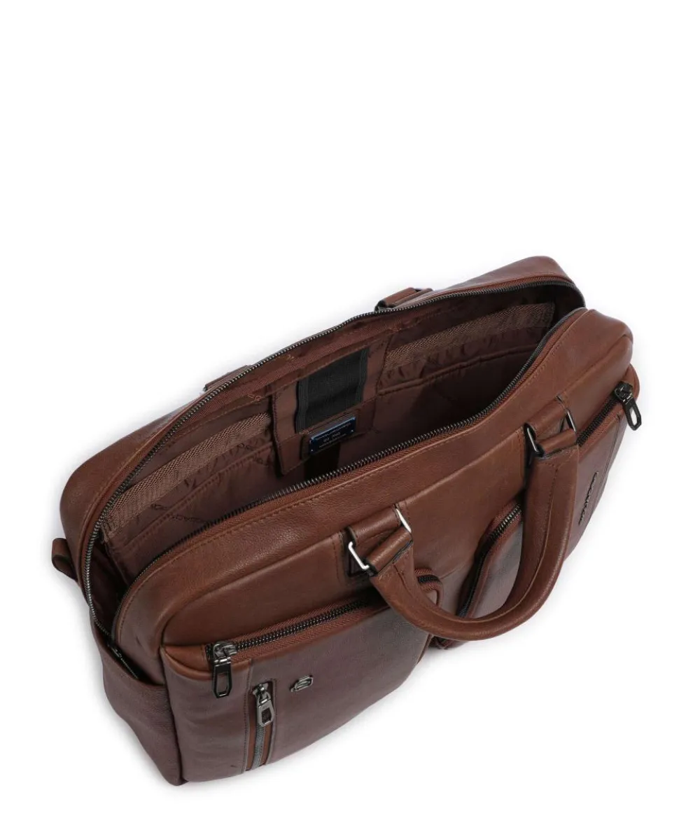 S134 Briefcase 15″ grained cow leather brown