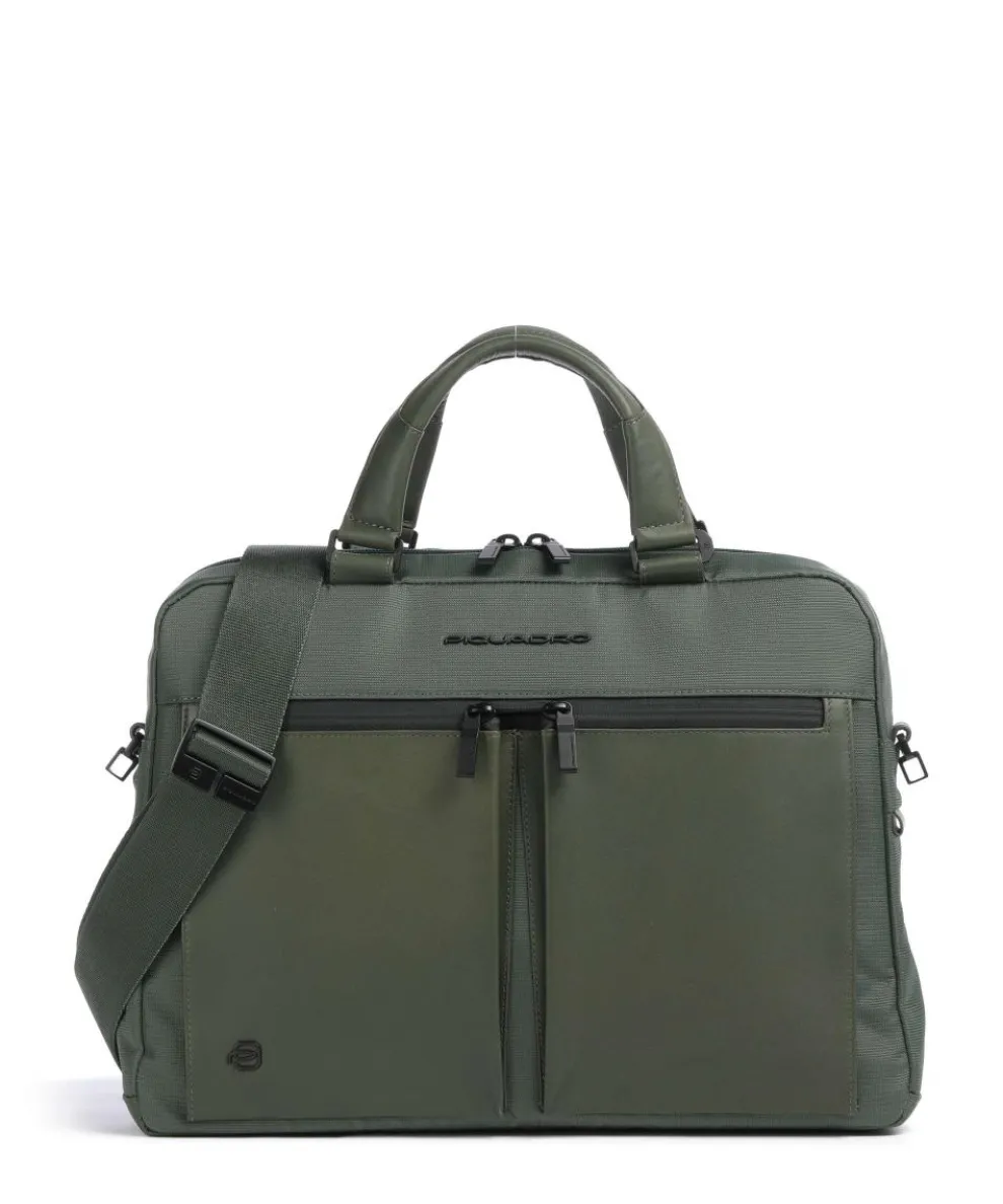 S136 Briefcase 14″ nylon dark green