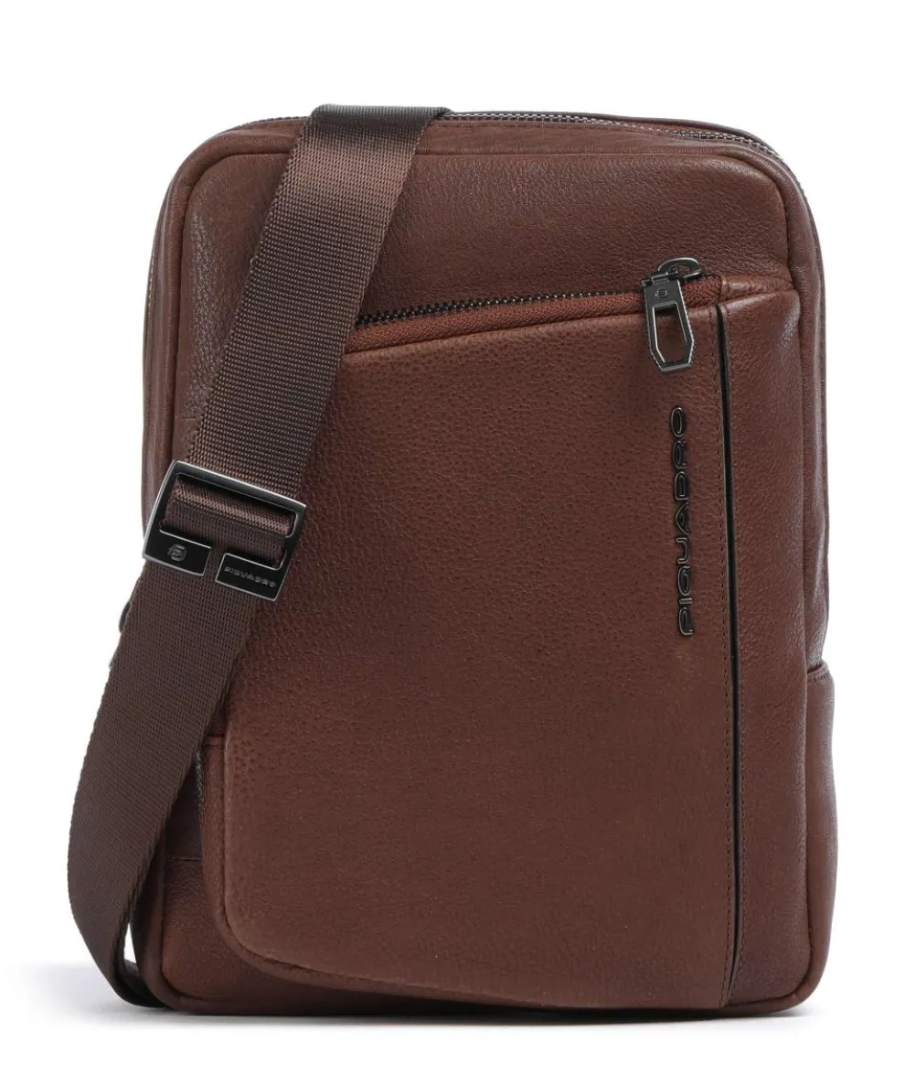 S134 Crossbody bag grained cow leather brown