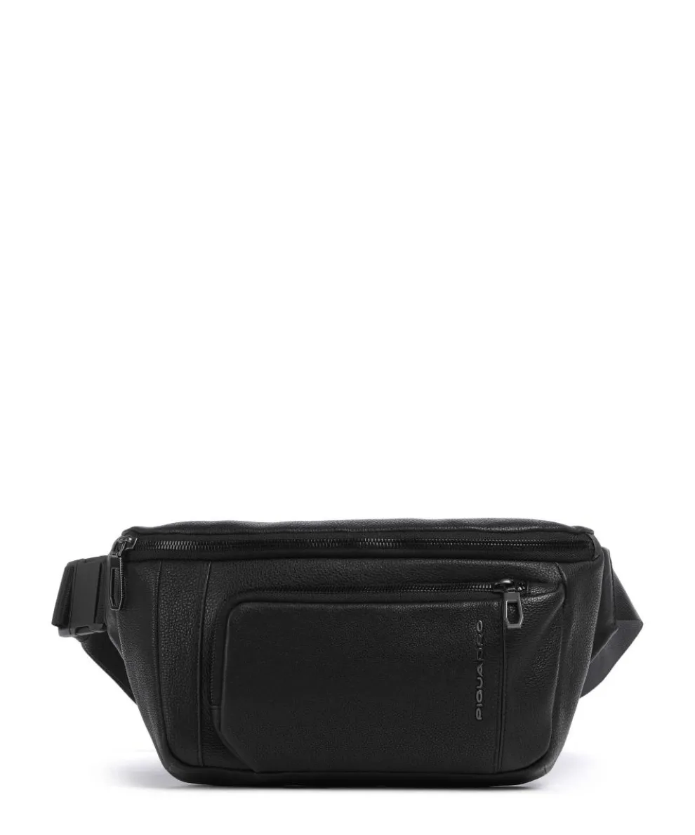 S134 Fanny pack grained cow leather black