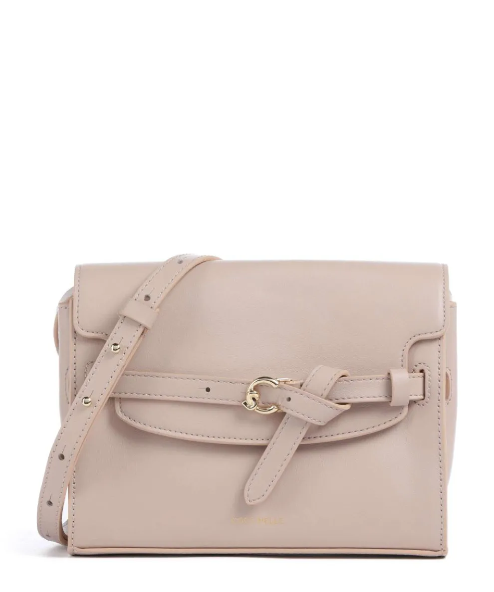 Sabine Crossbody bag fine grain cow leather sand