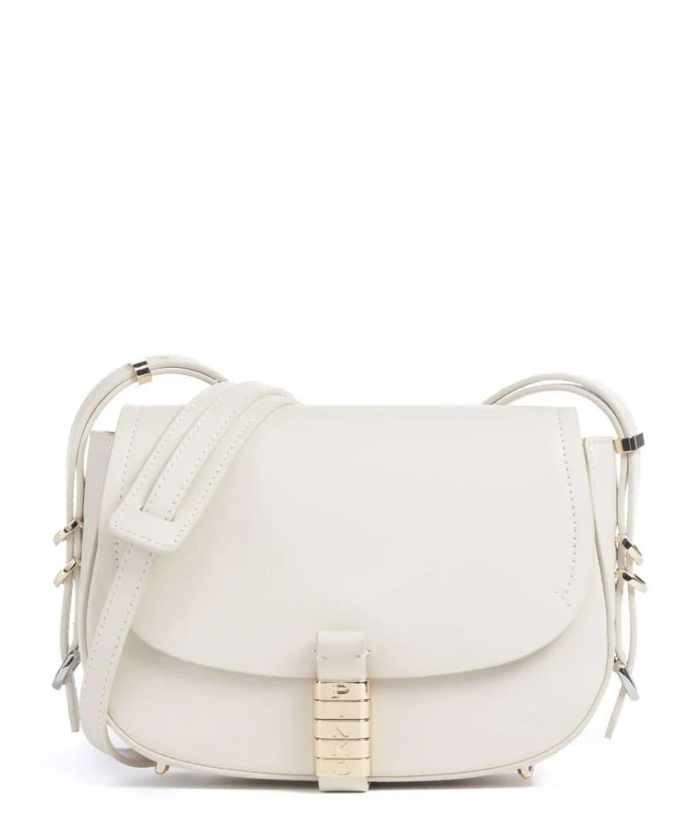 Saddle Mini Crossbody bag fine grain cow leather ivory