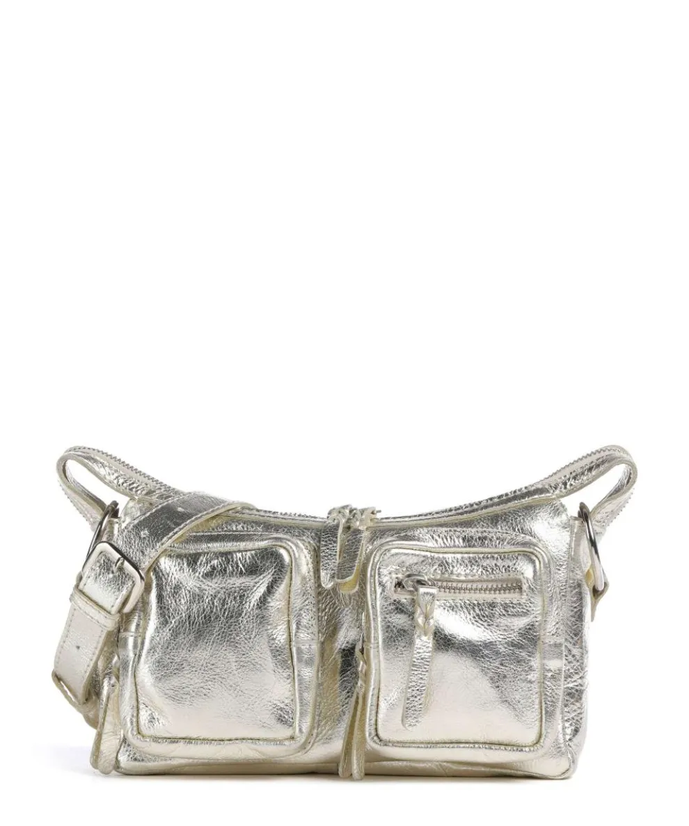 Salvatorgasse 4 Shoulder bag grained cow leather gold