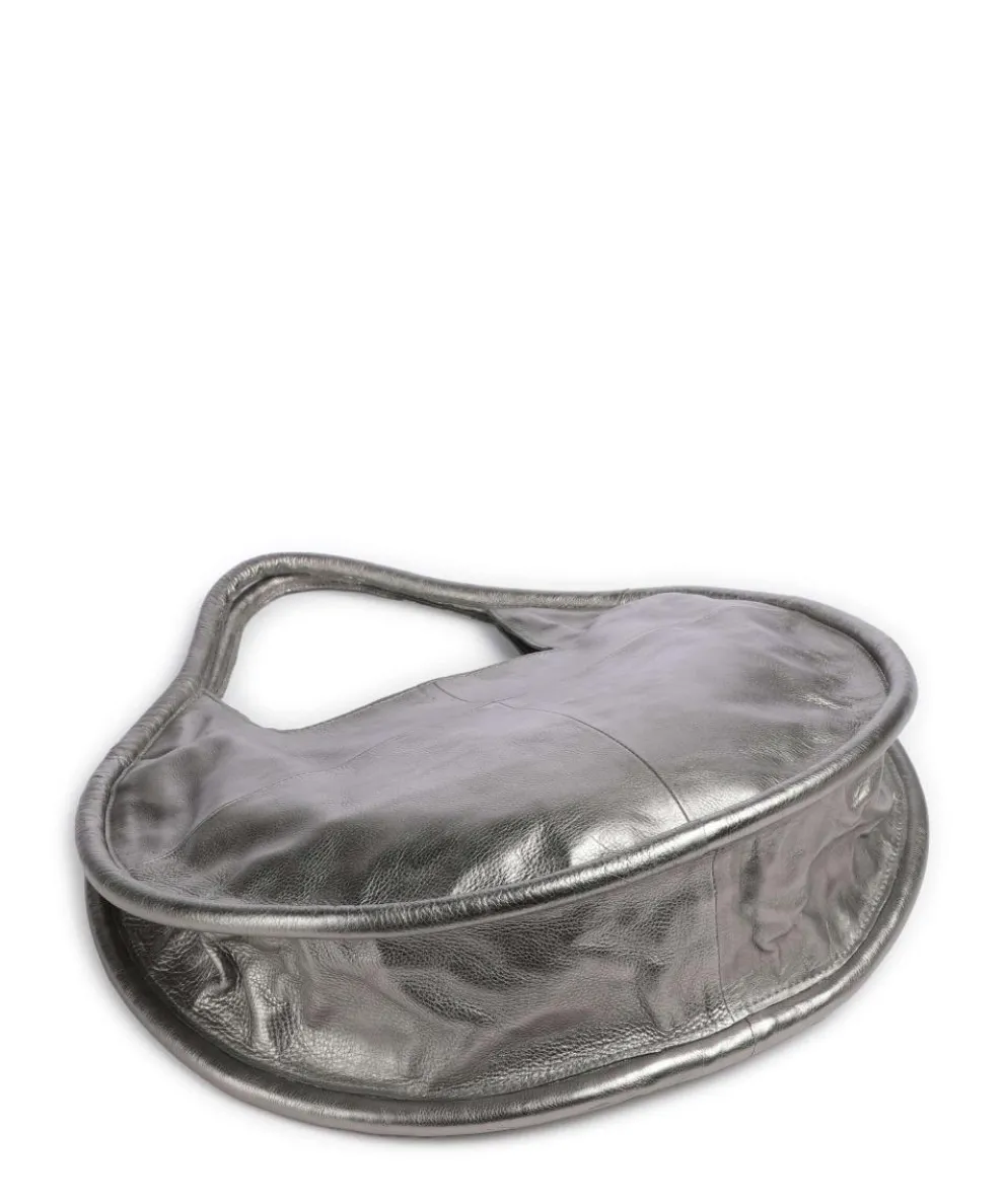 Salvatorgasse 5 Tote bag grained cow leather silver