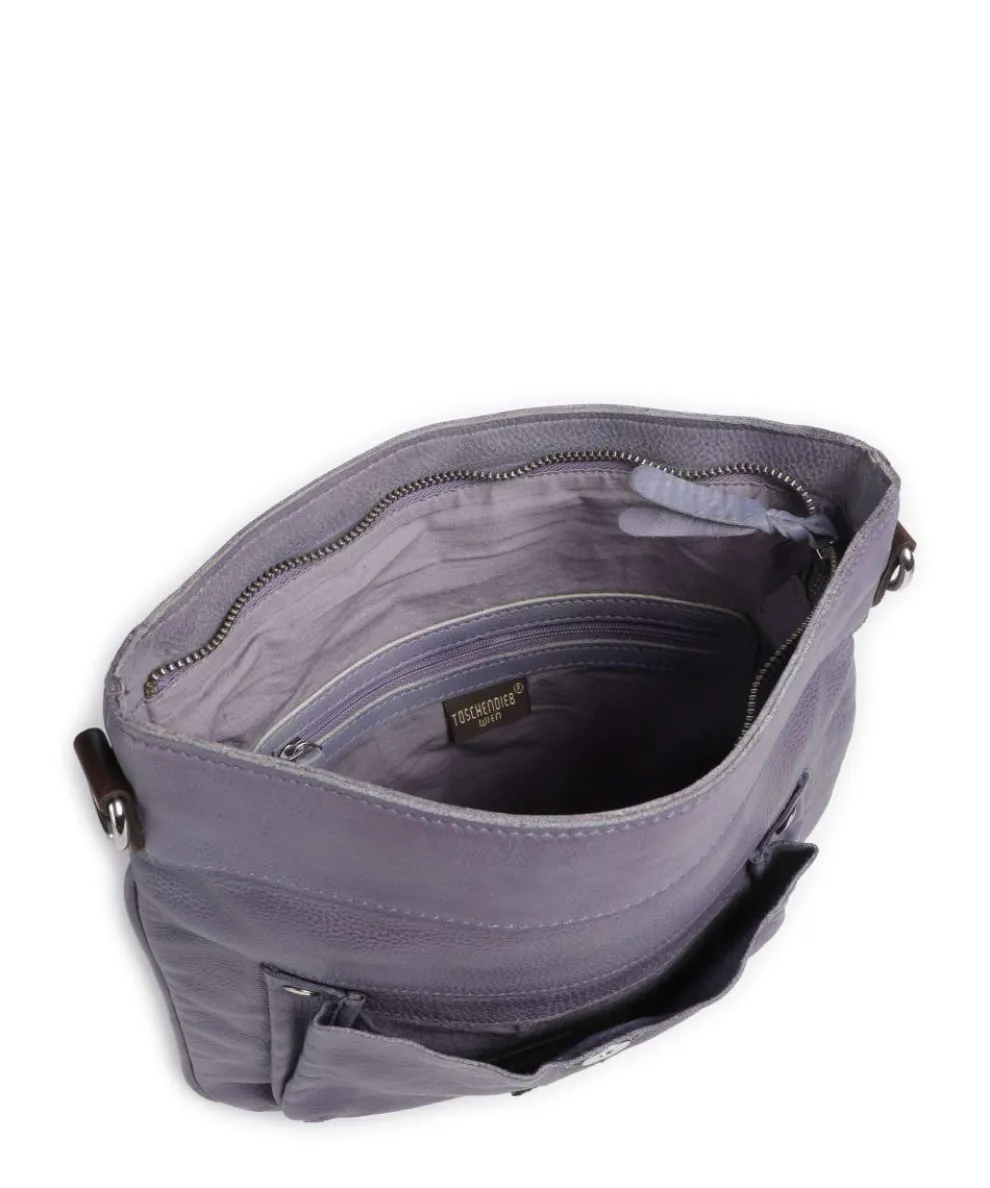 Salvatorianerplatz 2 Crossbody bag grained cow leather lavender