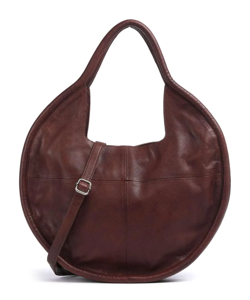 Salvatorianerplatz 5 Tote bag grained cow leather dark brown