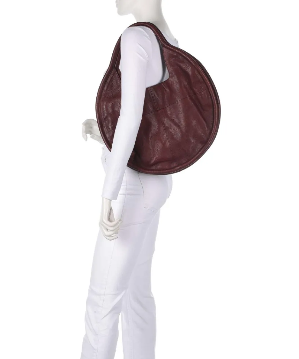 Salvatorianerplatz 5 Tote bag grained cow leather dark brown