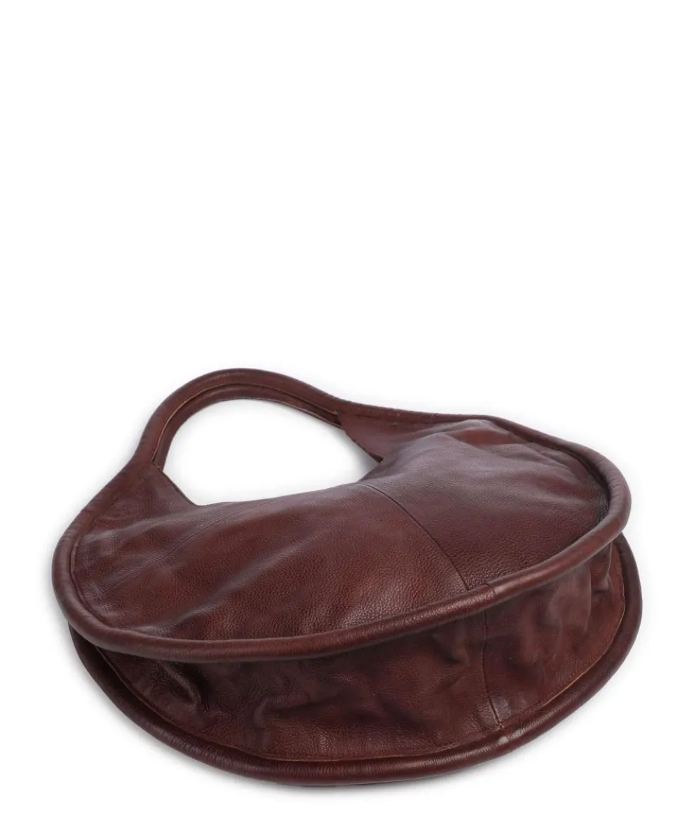 Salvatorianerplatz 5 Tote bag grained cow leather dark brown