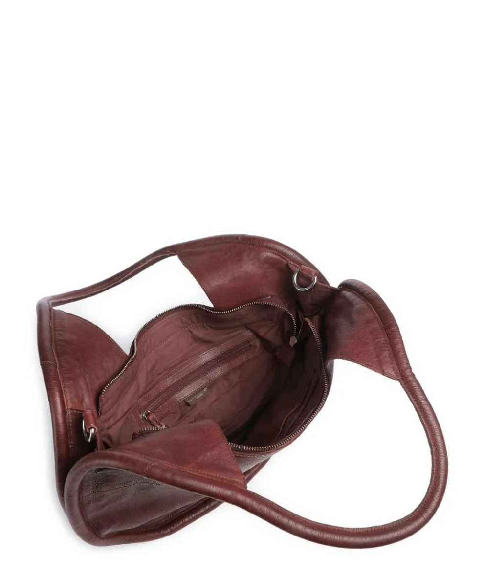 Salvatorianerplatz 5 Tote bag grained cow leather dark brown