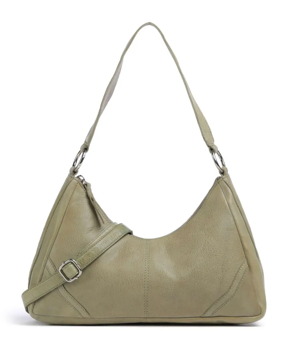 Salvatorianerplatz 3 Shoulder bag grained cow leather green