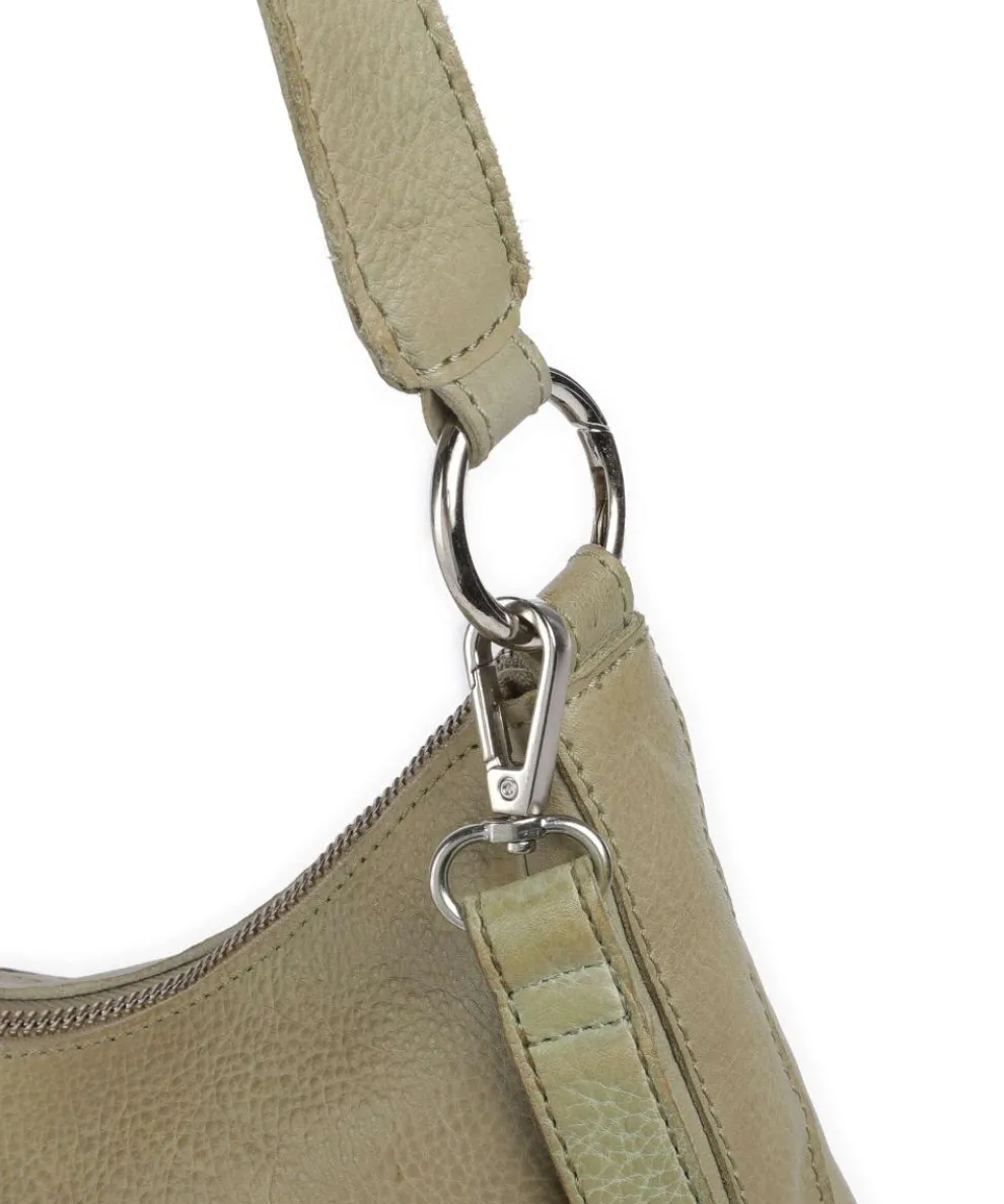 Salvatorianerplatz 3 Shoulder bag grained cow leather green