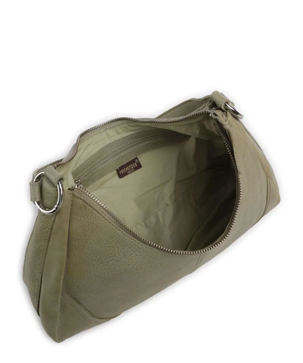 Salvatorianerplatz 3 Shoulder bag grained cow leather green