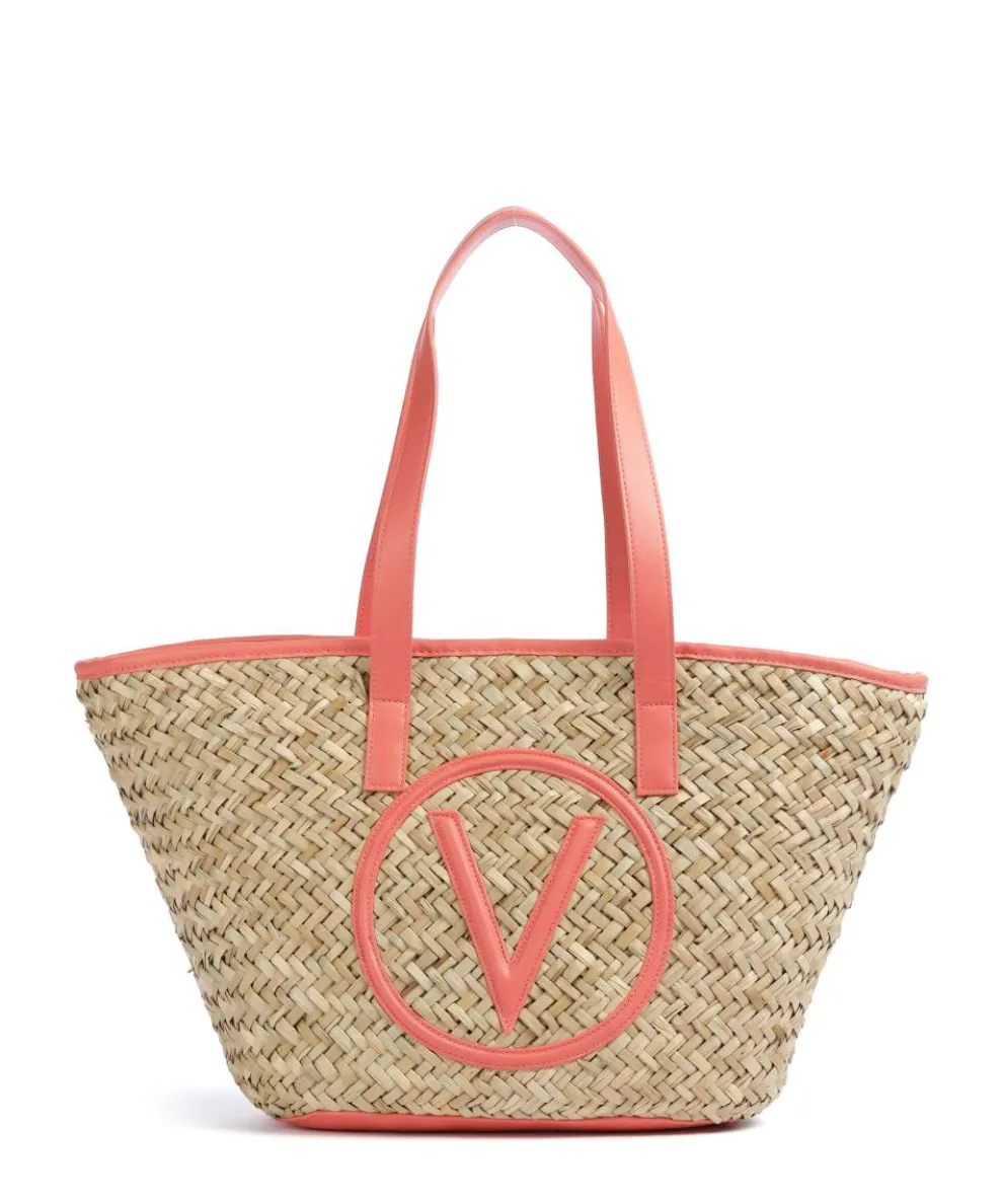 Samuela Tote bag bast beige/red