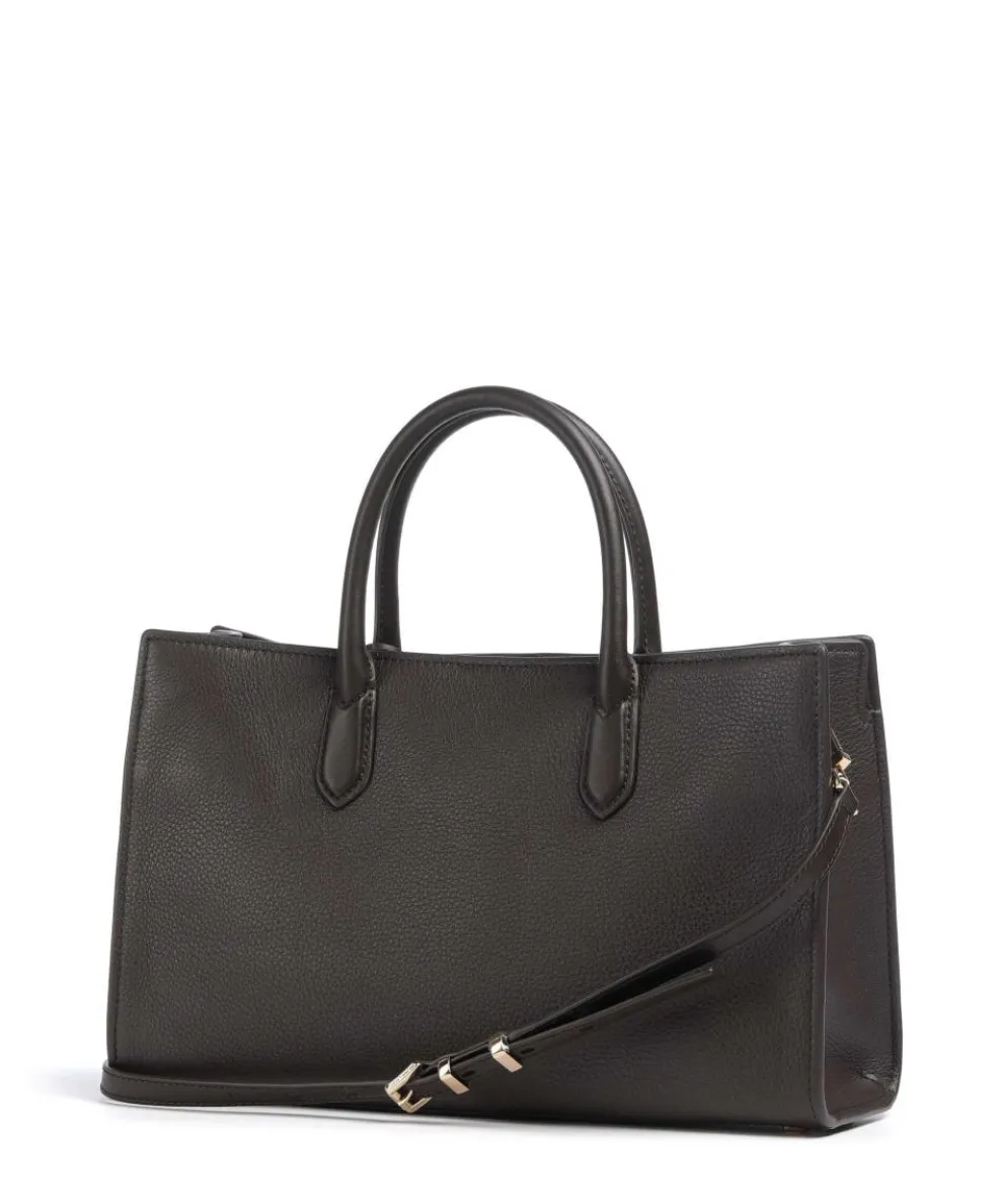 Scarlett Medium Handbag grained cow leather dark brown