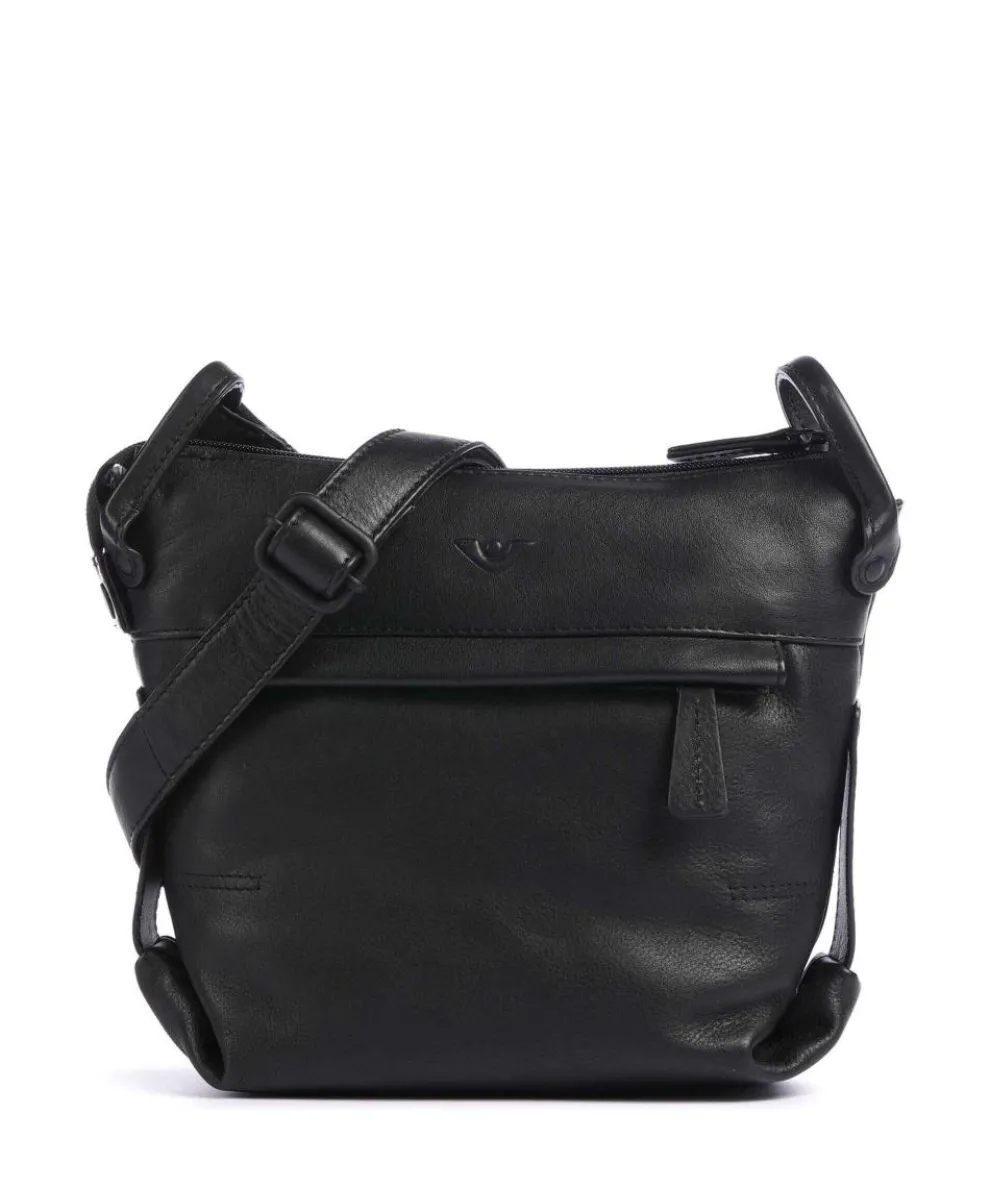 4Seasons Fjora Crossbody bag fine grain leather black
