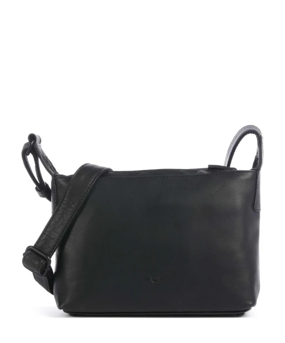 4Seasons Vanani Crossbody bag fine grain leather black