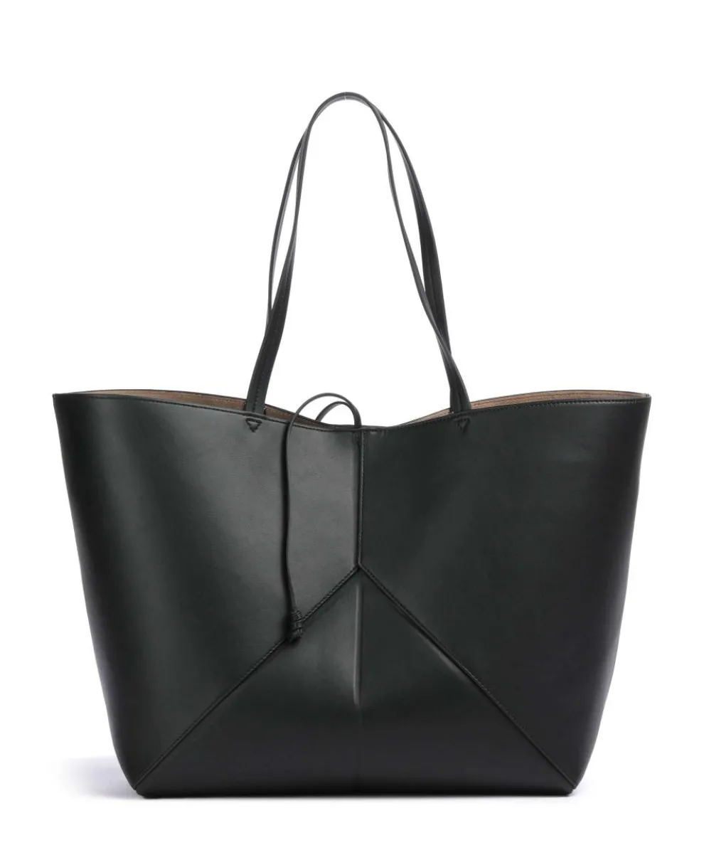 Seija L Tote bag imitation leather black