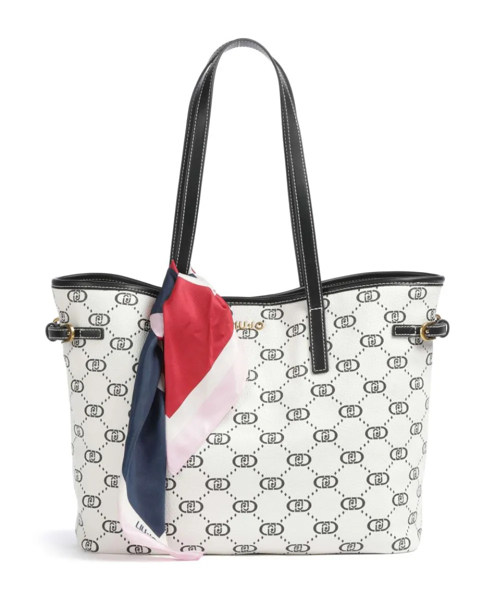 Selda Tote bag imitation leather cream