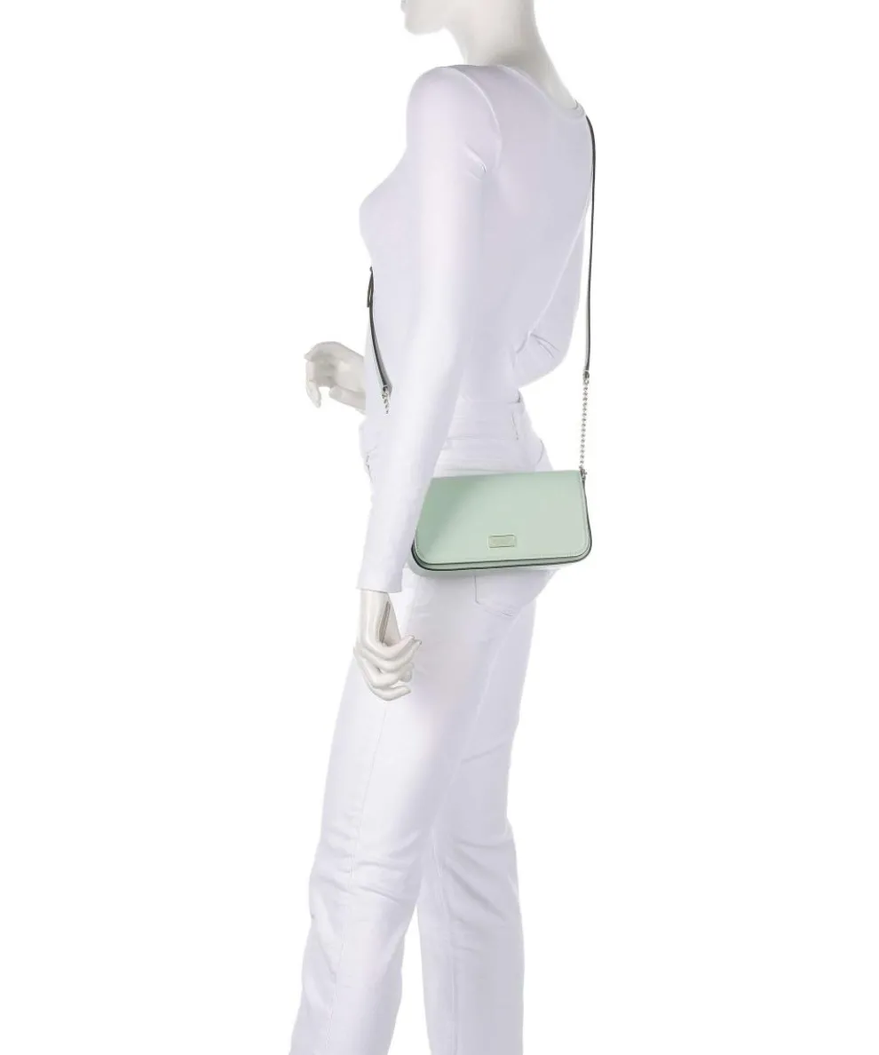 Serena Crossbody bag saffiano cow leather pistachio