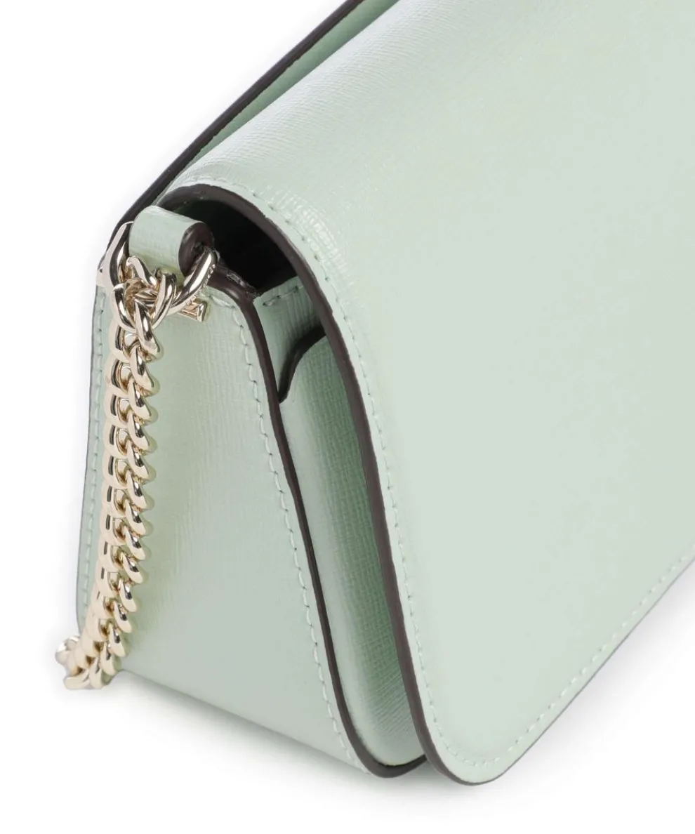 Serena Crossbody bag saffiano cow leather pistachio