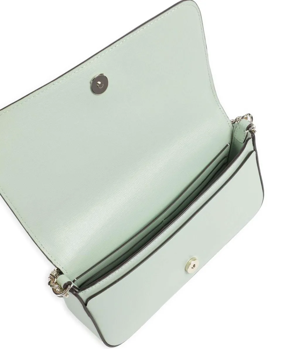 Serena Crossbody bag saffiano cow leather pistachio
