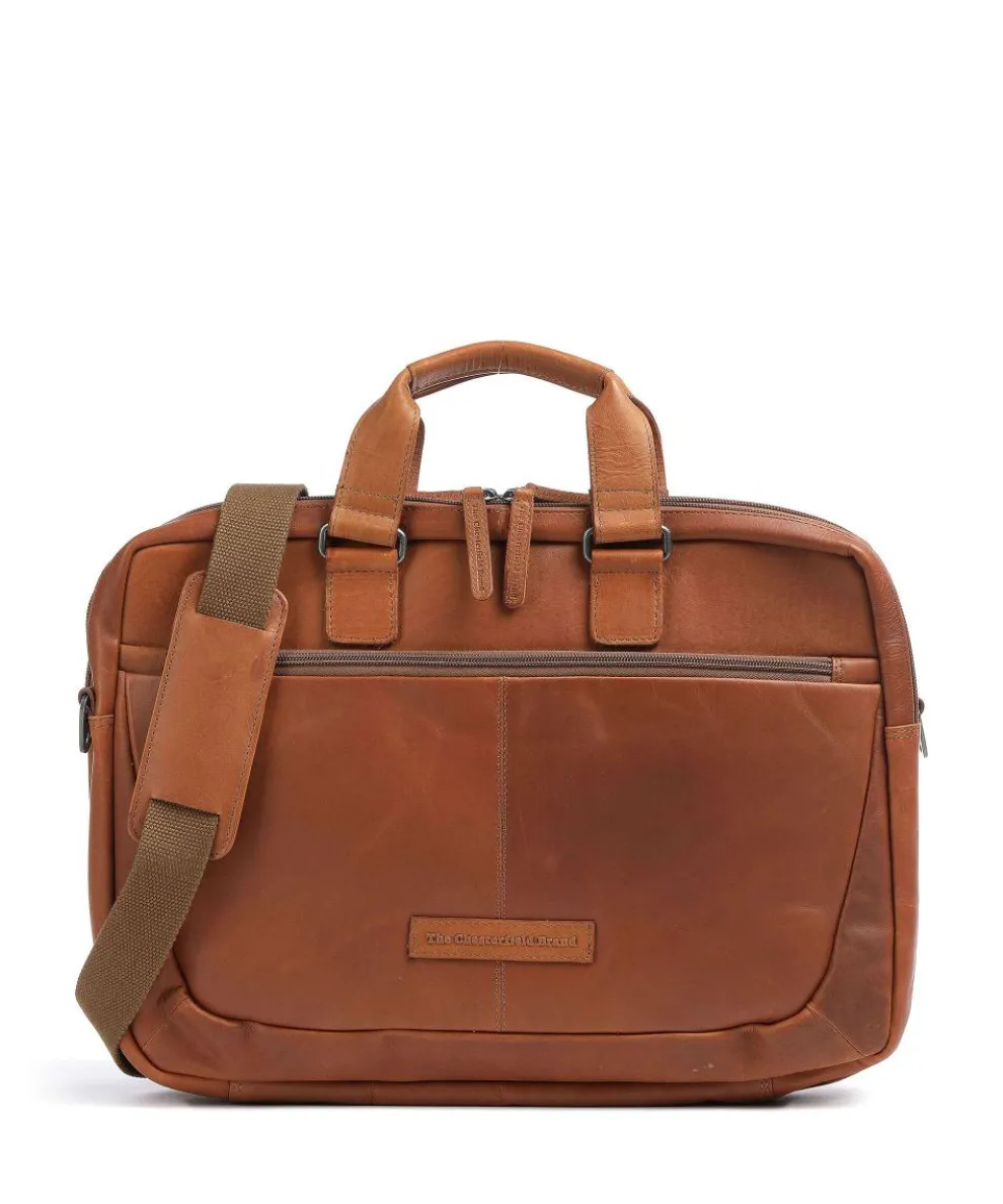 Seth Briefcase 15″ pull-up cow leather cognac