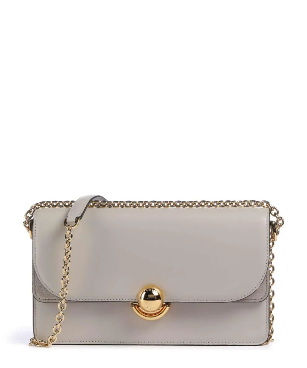 Sfera S Shoulder bag fine grain leather, brushed leather beige