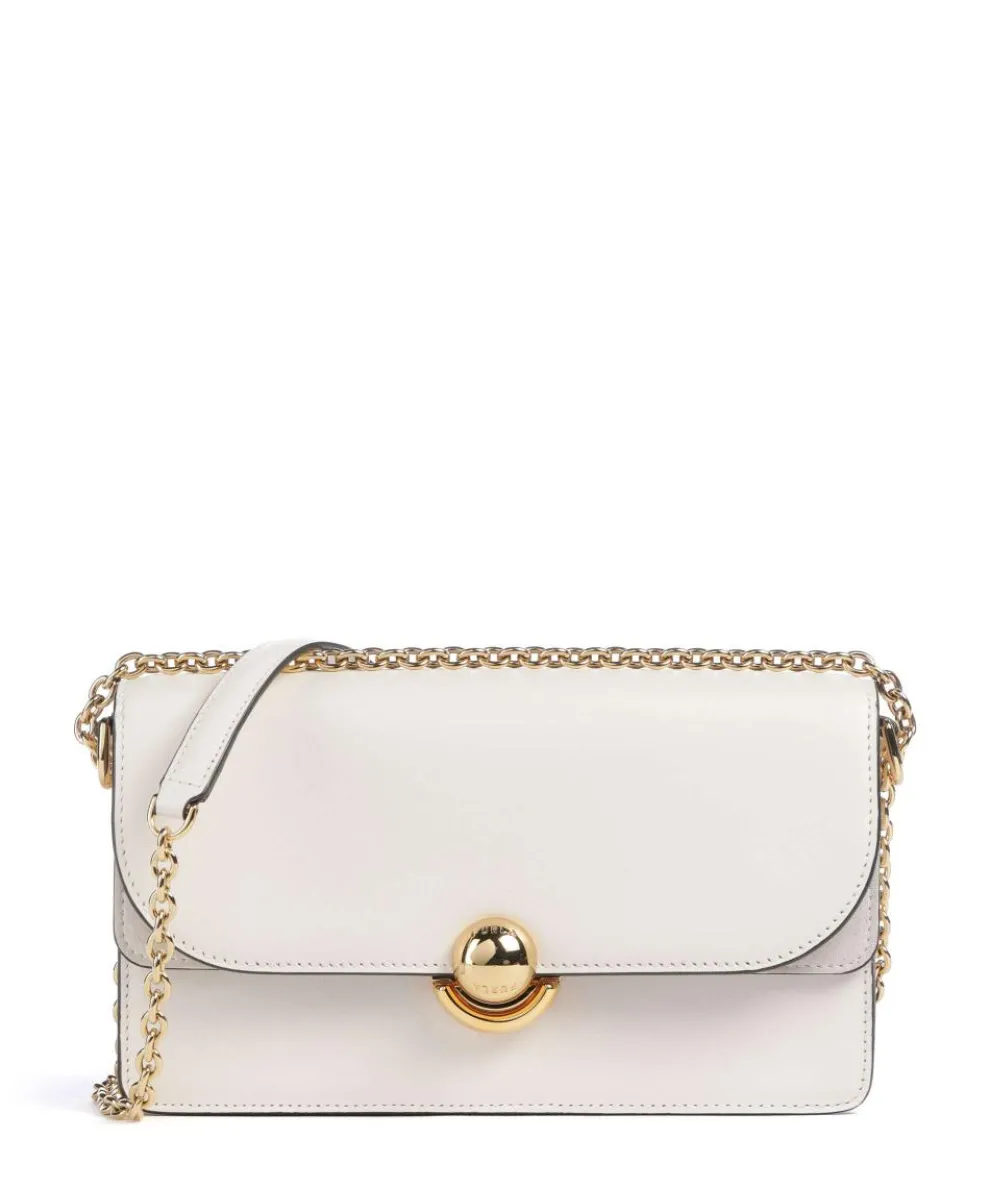 Sfera S Shoulder bag fine grain leather, brushed leather cream