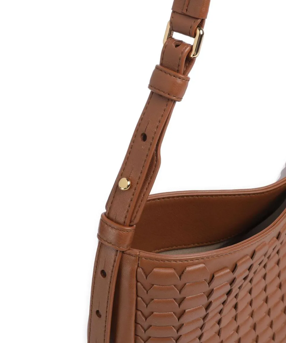 Sfera Soft L Hobo bag fine grain leather cognac