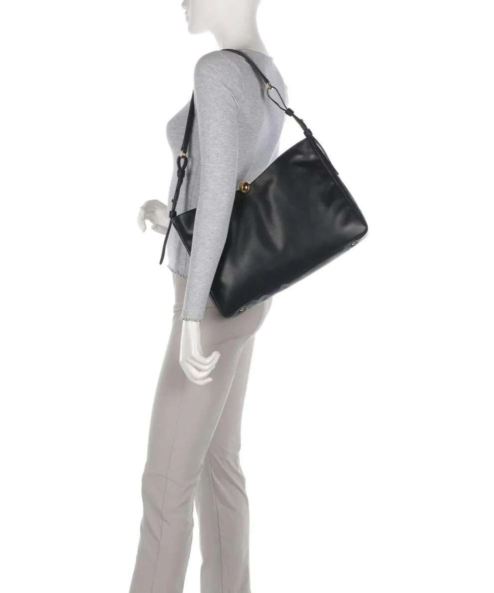 Sfera Soft L Hobo bag nappa calfskin black