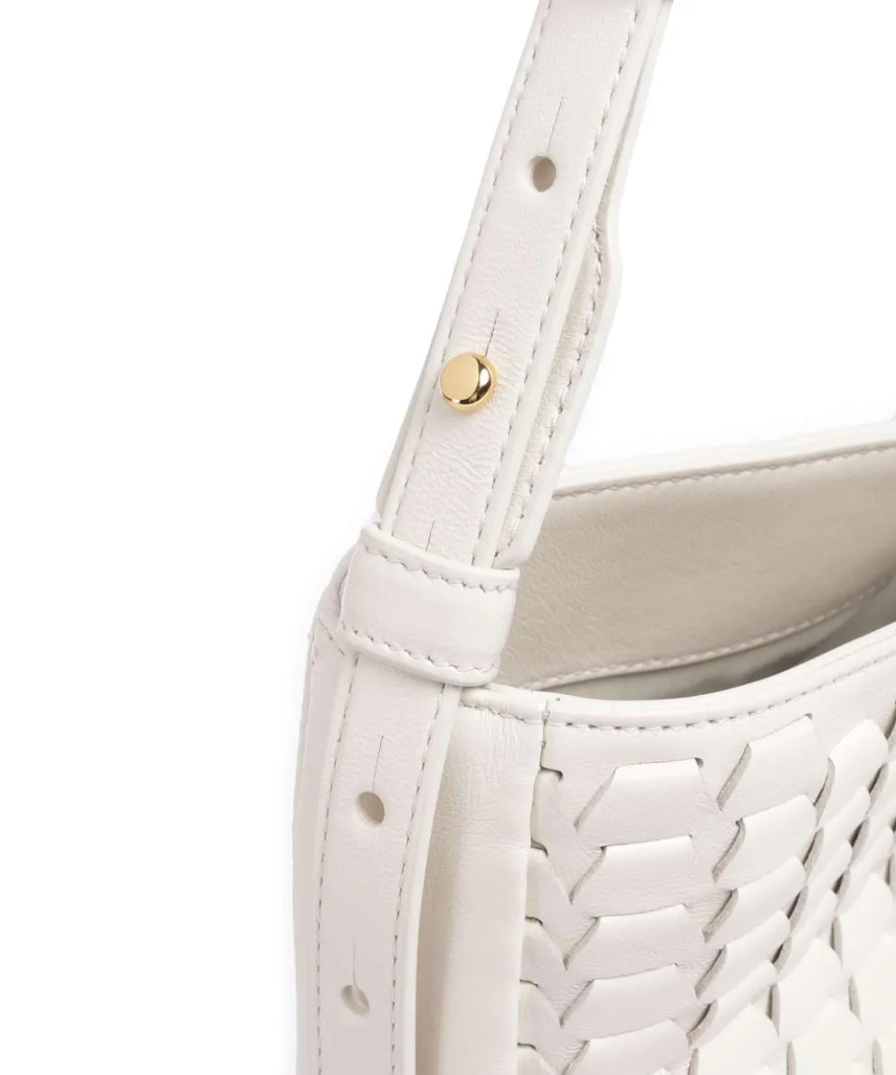 Sfera Soft L Hobo bag fine grain leather cream