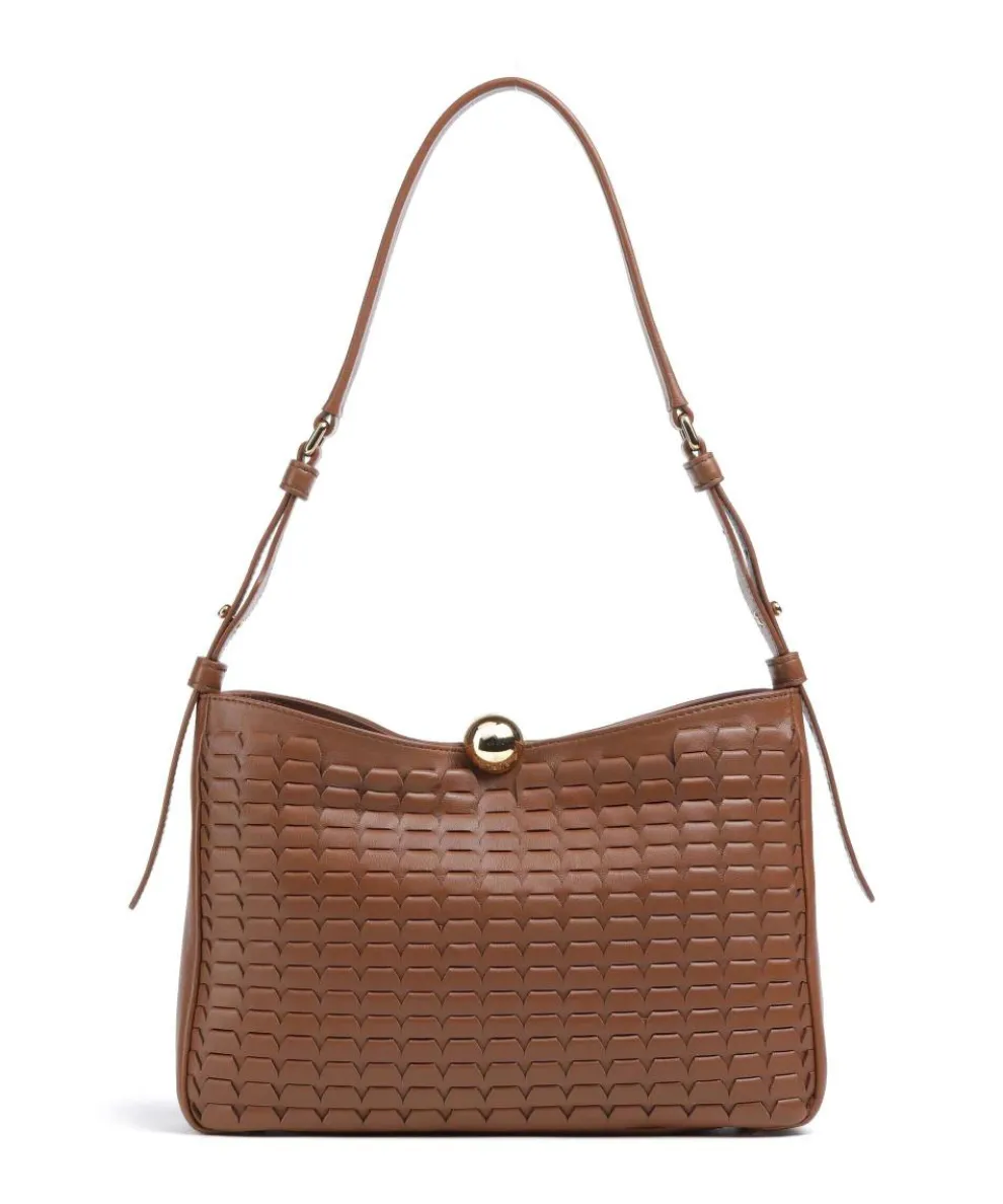 Sfera Soft M Hobo bag fine grain cow leather brown