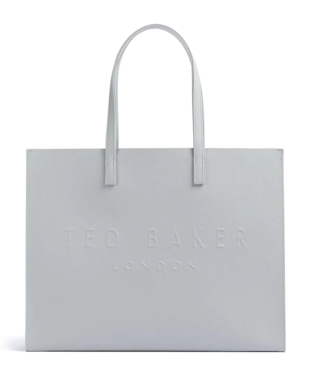 Sukicon Tote bag imitation leather light grey